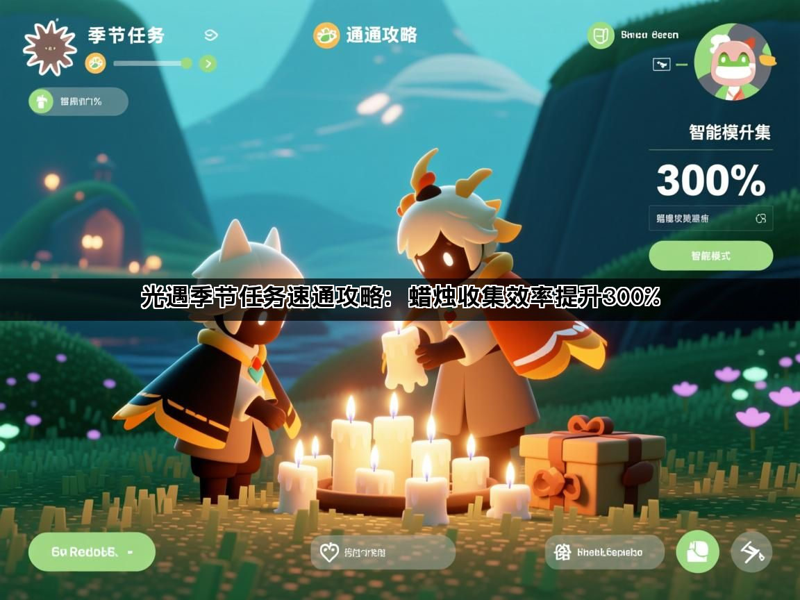 光遇季节任务速通攻略：蜡烛收集效率提升300%