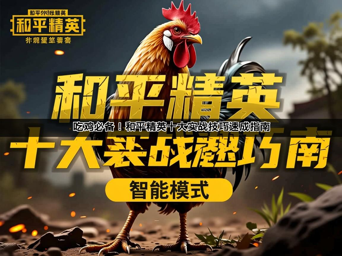 吃鸡必备！和平精英十大实战技巧速成指南