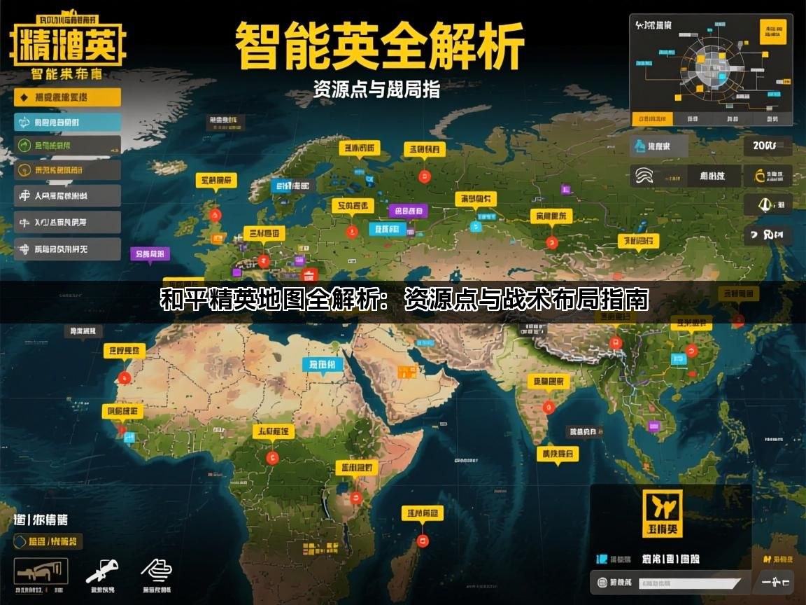 和平精英地图全解析：资源点与战术布局指南