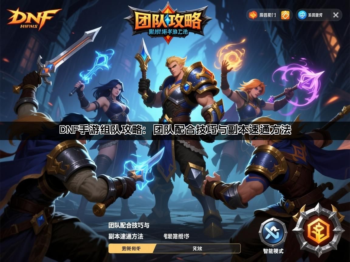 DNF手游组队攻略：团队配合技巧与副本速通方法
