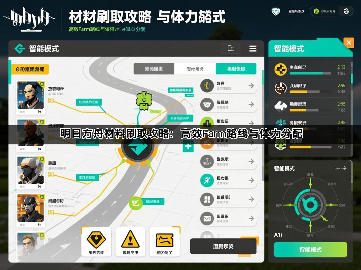 明日方舟材料刷取攻略：高效Farm路线与体力分配