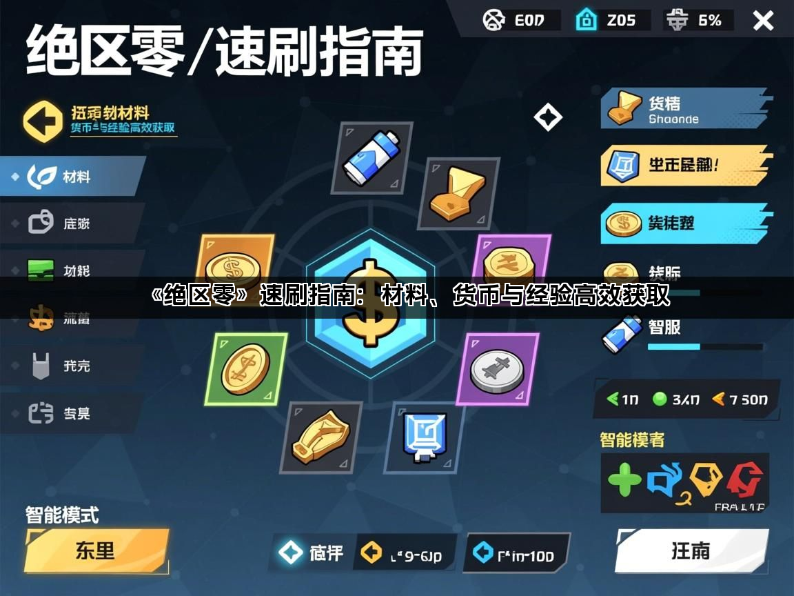 《绝区零》速刷指南：材料、货币与经验高效获取